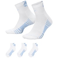 NIKE Every Day Elevated Sport 3pk Ankle Socks, White