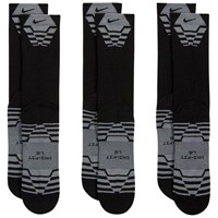 NIKE Every Day Elevated Sport 3pk Crew Socks, Black