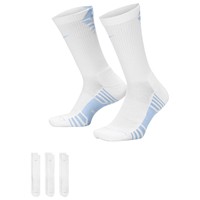 NIKE Every Day Elevated Sport 3pk Crew Socks, White
