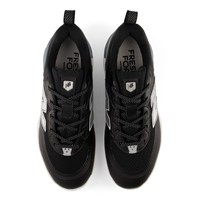 New Balance Womens Velo V5 Metal Cleats, Black/White