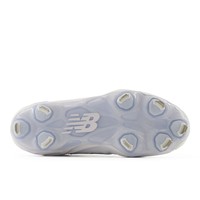 New Balance Womens Velo V5 Metal Cleats, White/Light Blue