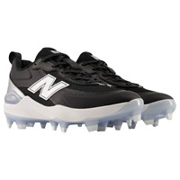 New Balance Womens Velo V5 Molded Cleats, Black/White