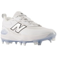 New Balance Womens Velo V5 Molded Cleats, White/Light Blue