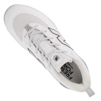 New Balance Womens Velo V5 Molded Cleats, White/Light Blue