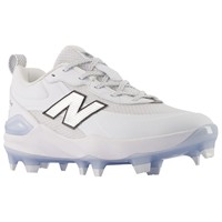 New Balance Womens Velo V5 Molded Cleats, White/Light Blue