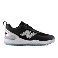 New Balance Womens Velo V5 Turf Shoes, Black/White