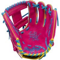 Rawlings Limited Edition Heart of the Hide Spring Break 12in Fastpitch Glove, Pink/Multi