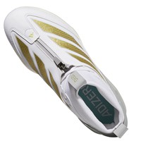 adidas Mens Adizero Impact 2.0 Metal Baseball Cleats, White/Gold
