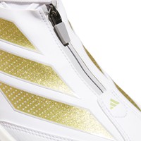adidas Mens Adizero Impact 2.0 Metal Baseball Cleats, White/Gold