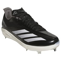 adidas Mens Adizero Electric 2.0 Metal Baseball Cleats, Black/White