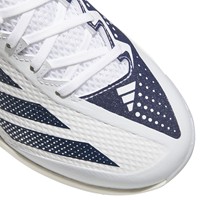 adidas Mens Adizero Electric 2.0 Metal Baseball Cleats, White/Navy