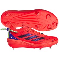 adidas Mens Adizero Impact 2.0 SE Metal Baseball Cleats, Red/Blue