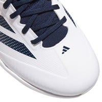 adidas Mens Adizero Impact 2.0 Metal Baseball Cleats, White/Navy