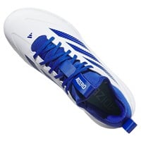 adidas Mens Adizero Impact 2.0 Metal Baseball Cleats, White/Royal
