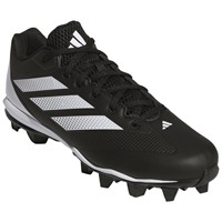 adidas Mens Adizero Impact MD 2.0 Molded Baseball Cleats, Black/White