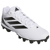 adidas Mens Adizero Impact MD 2.0 Molded Baseball Cleats, White/Black