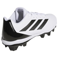 adidas Mens Adizero Impact MD 2.0 Molded Baseball Cleats, White/Black