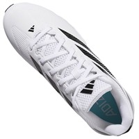 adidas Mens Adizero Impact MD 2.0 Molded Baseball Cleats, White/Black