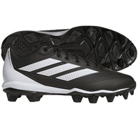 adidas Mens Adizero Impact MD 2.0 Molded Baseball Cleats, Black/White