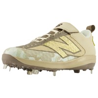 New Balance Mens 4040V8 LE Armed Forces Low Metal Cleats, Black/Gold