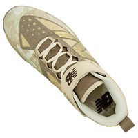 New Balance Mens 4040V8 LE Armed Forces Low Metal Cleats, Black/Gold