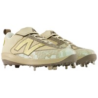 New Balance Mens 4040V8 LE Armed Forces Low Metal Cleats, Black/Gold
