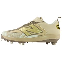 New Balance Mens 4040V8 LE Armed Forces Low Metal Cleats, Black/Gold