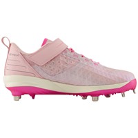 New Balance Mens 4040V8 LE Mothers Day Low Metal Cleats, Pink/White