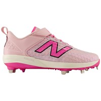 New Balance Mens 4040V8 LE Mothers Day Low Metal Cleats, Pink/White