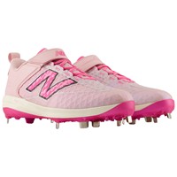 New Balance Mens 4040V8 LE Mothers Day Low Metal Cleats, Pink/White