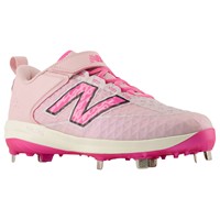 New Balance Mens 4040V8 LE Mothers Day Low Metal Cleats, Pink/White
