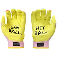 Easton Limited Edition Ghost Ethos Happiness Fastpitch Batting Gloves, Pink