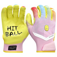 Easton Limited Edition Ghost Ethos Happiness Fastpitch Batting Gloves, Pink