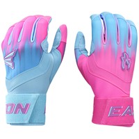Easton Adult Limited Edition Walk Off Ethos Locked in Hype Fire Batting Gloves, Blue/Pink