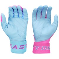 Easton Adult Limited Edition Walk Off Ethos Locked in Hype Fire Batting Gloves, Blue/Pink