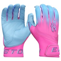 Easton Adult Limited Edition Walk Off Ethos Hype Fire Batting Gloves, Blue/Pink