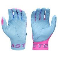 Easton Youth Limited Edition Walk Off Ethos Hype Fire Batting Gloves, Blue/Pink