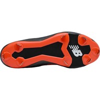 New Balance Mens 3000v5 Low Metal Baseball Cleat, Black/Orange