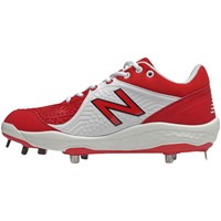 New Balance Mens 3000v5 Low Metal Baseball Cleat, Red