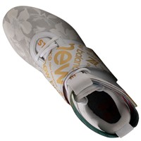 New Balance Mens Lindor 1 Comp Baseball Cleats, White/Gold