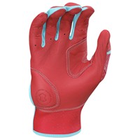 Rawlings Adult Limited Edition Workhorse Batting Gloves, Red/Blue