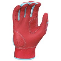 Rawlings Youth Limited Edition Workhorse Batting Gloves, Red/Blue