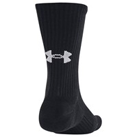Under Armour Training Cotton 3pk Crew Socks, Black