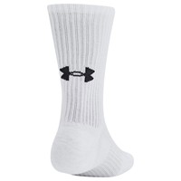 Under Armour Training Cotton 3pk Crew Socks, White