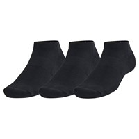 Under Armour Training Cotton 3pk Low Socks, Black