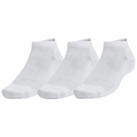 Under Armour Training Cotton 3pk Low Socks, White