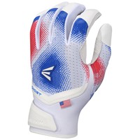 Easton Youth Limited Edition American Classic Ghost Fastpitch Batting Gloves, Red/White/Blue