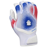 Easton Youth Limited Edition American Classic Ghost Fastpitch Batting Gloves, Red/White/Blue