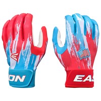 Easton Youth Limited Edition American Classic Batting Gloves, Red/White/Blue