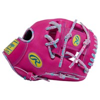 Rawlings Limited Edition Icon Fest HOH 11.5in Baseball Glove (PROR204-2BE), Pink/Blue
